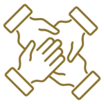 hands overlapping icon
